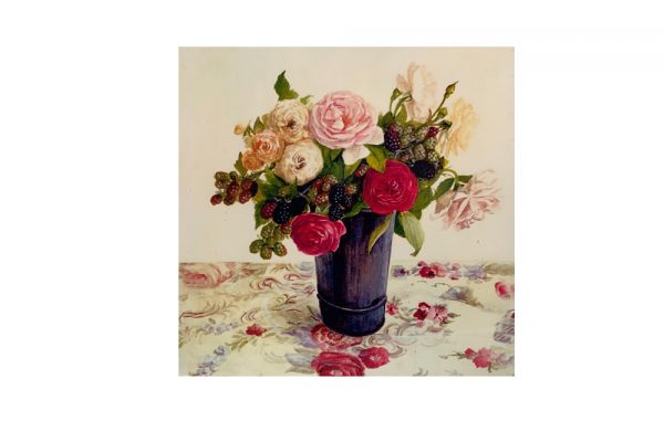 Tranh bình hoa W flow