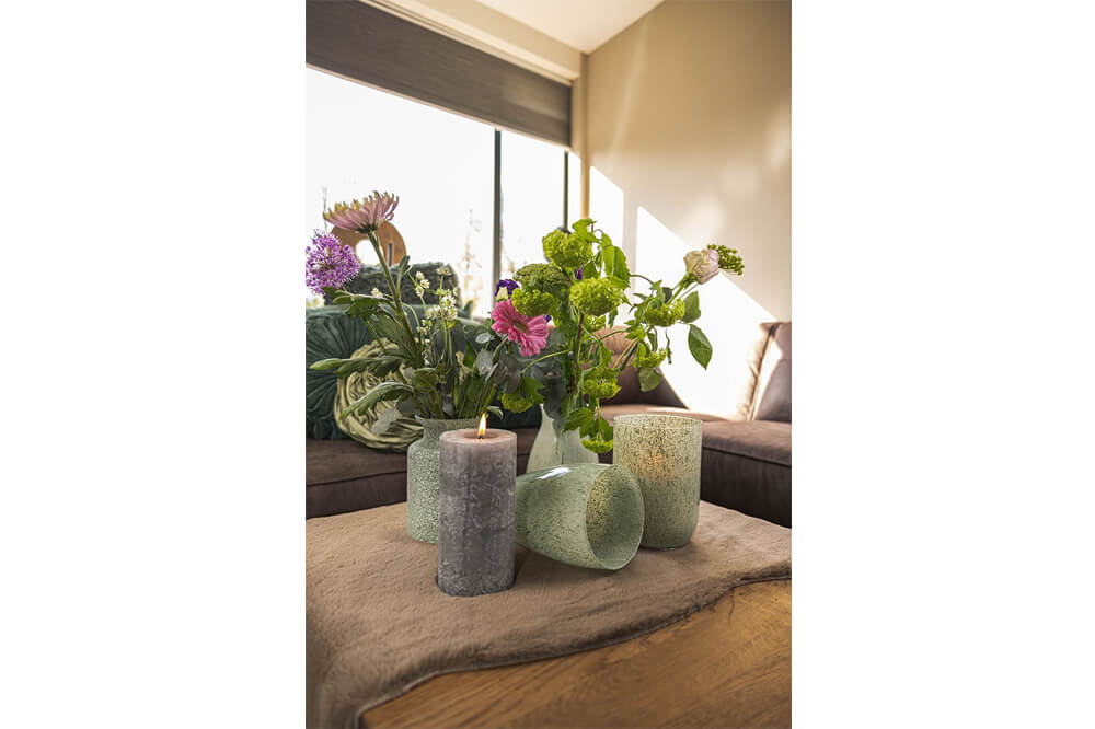 Bình Brenda Granit màu xanh 16823B